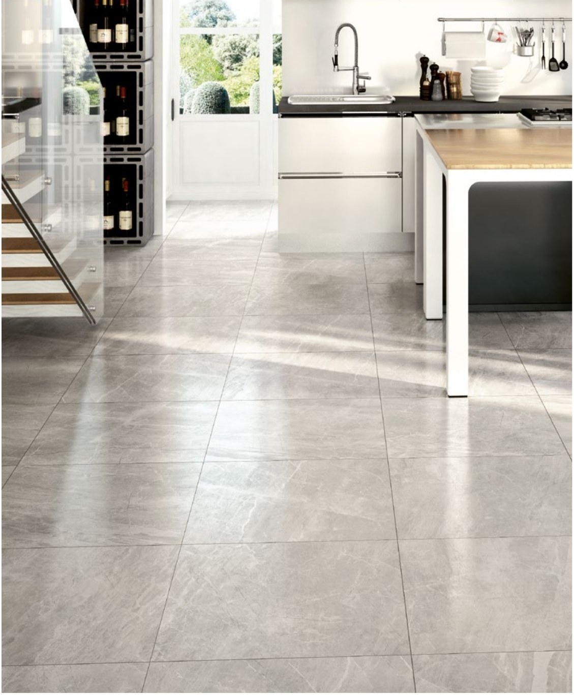 Athena Gris 122,2x122,2 cm Soft