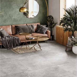 Colosseo Plus Grigio mixed-size 61x61+30,4x61+30,4x30,4 cm Rettificato bordo mosso (scatola mista OPUS)