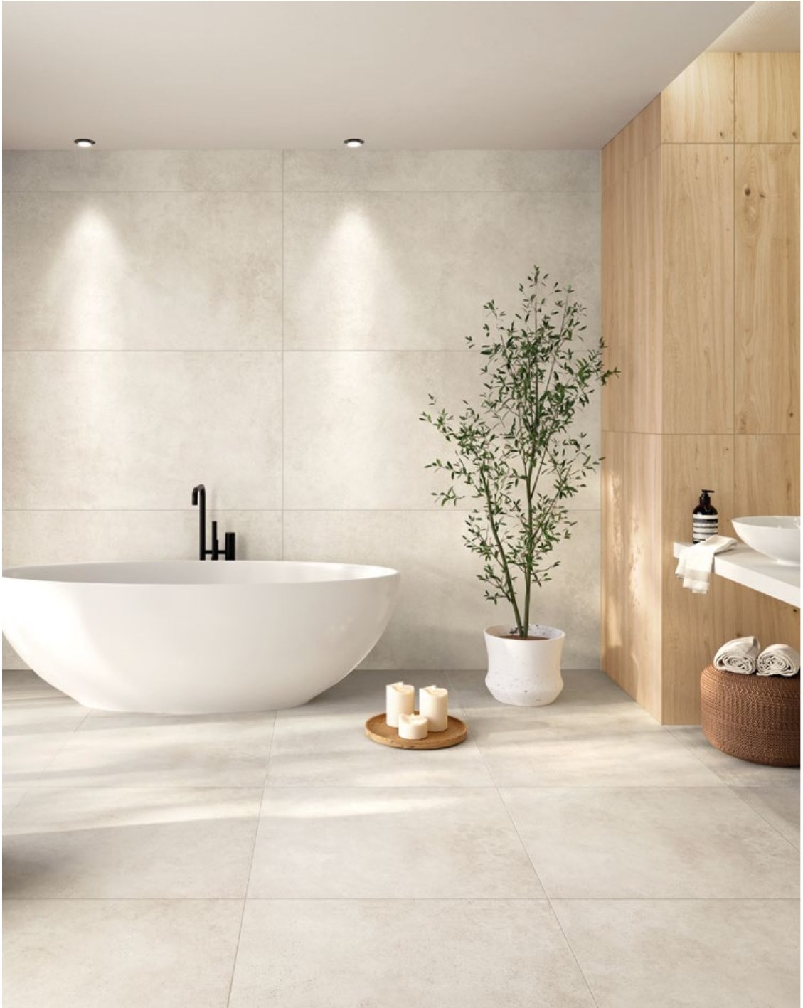 Continental Soft White Soft 61x122,2 cm Soft