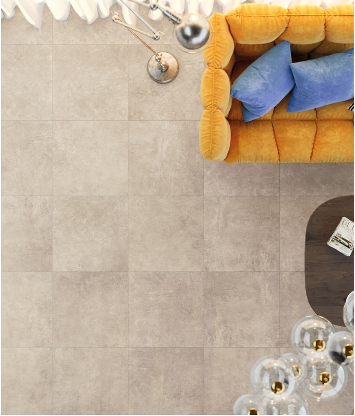 Grey Soul Sand 122x122 cm C2O (spessorato outdoor)