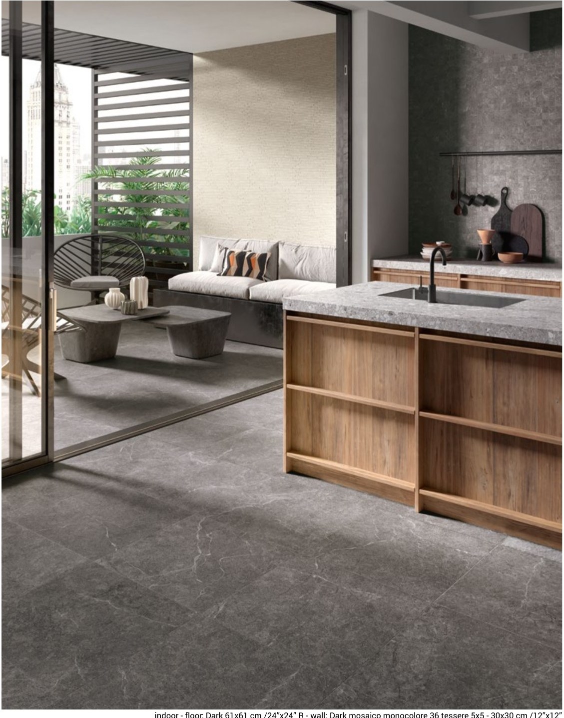 Holystone Dark 61x61 cm