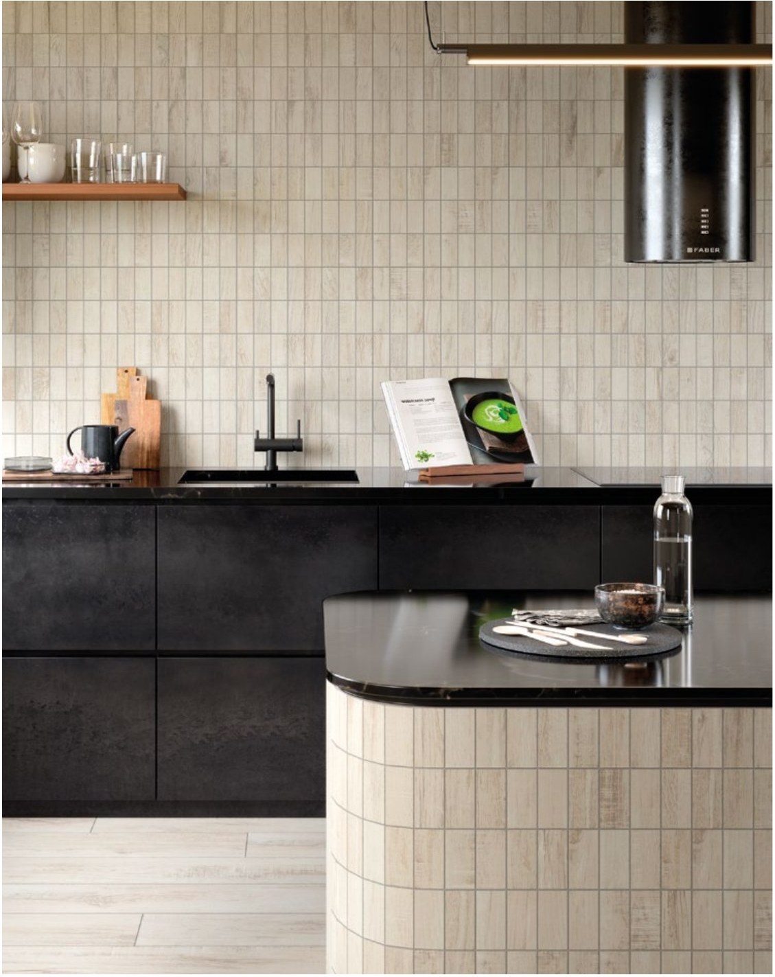 North Wind Ivory 20,2x122,2 cm Naturale rettificato