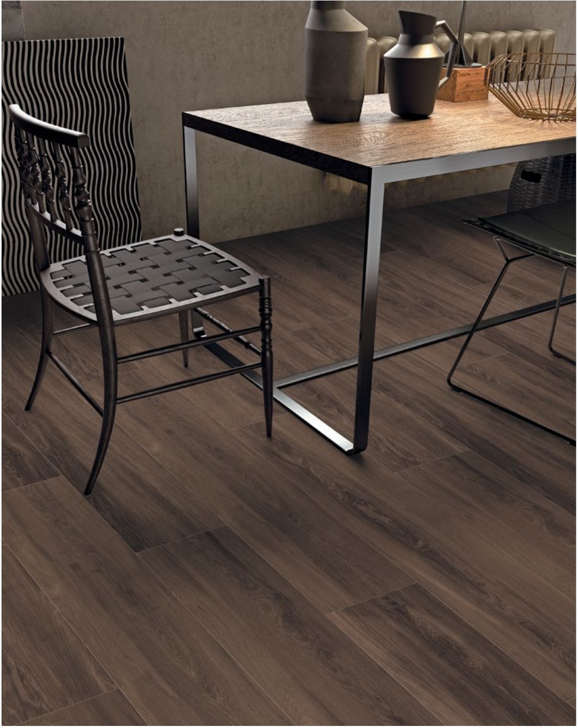 Skyline Dark Brown 26x160 cm