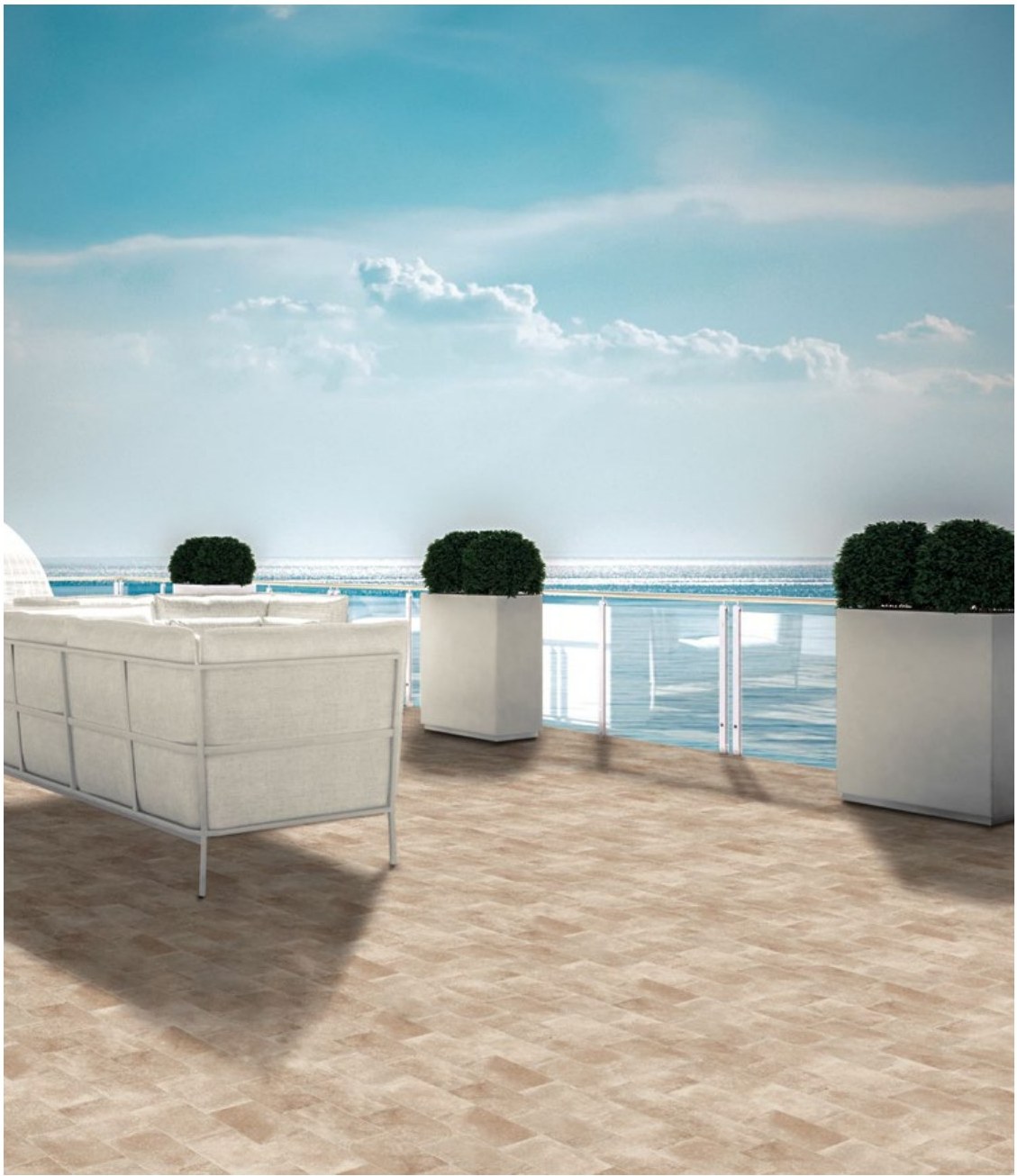 Tuscolana Beige 15,1x30,6 cm Naturale outdoor